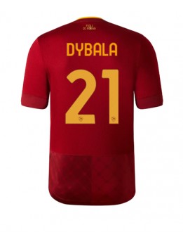 AS Roma Paulo Dybala #21 Heimtrikot 2022-23 Kurzarm